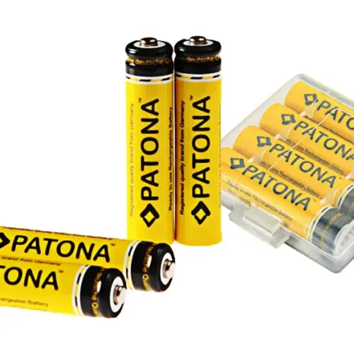 BATERI RECHARGEABLE PATONA AAA MICRO  4PCS PACK