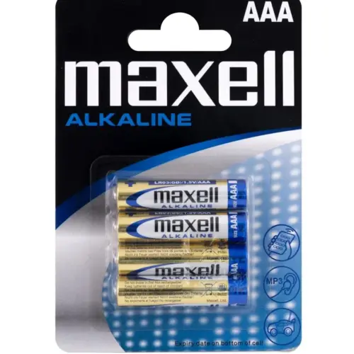 BATERI ALKALINE MAXELL LR03 4PK BLISTER