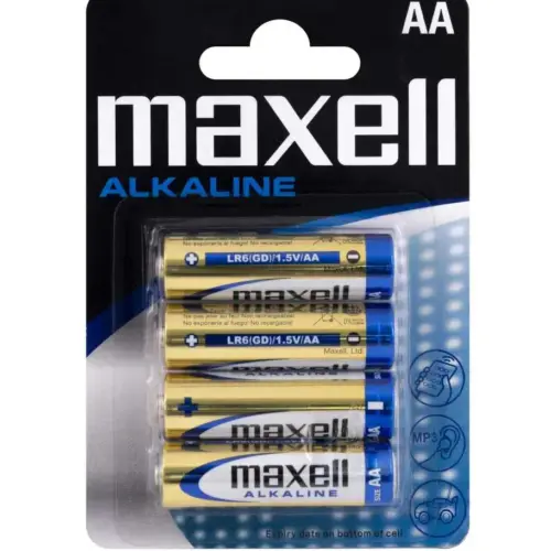 BATERI ALKALINE MAXELL LR6 4PK BLISTER