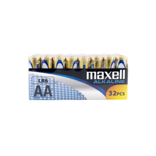 BATERI ALKALINE MAXELL LR6 32 PACK SHRINK