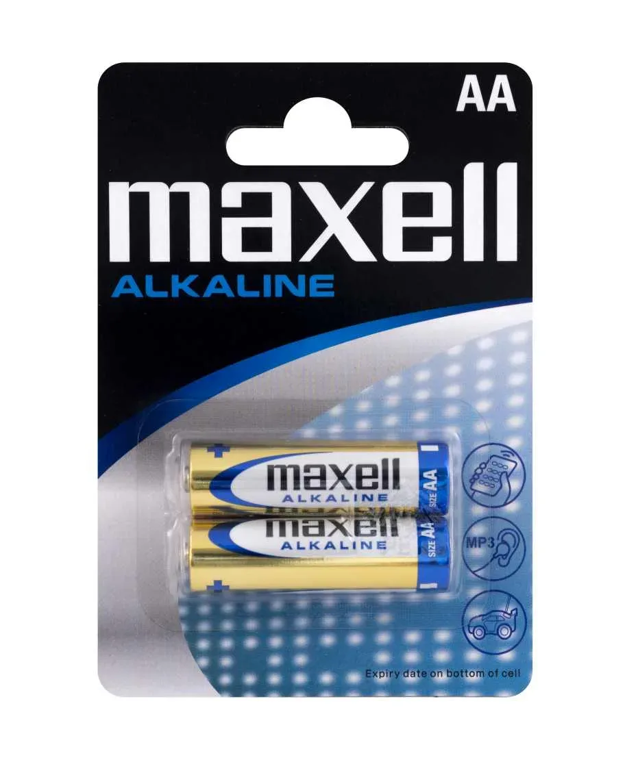 BATERI ALKALINE MAXELL LR6 2PK BLIST