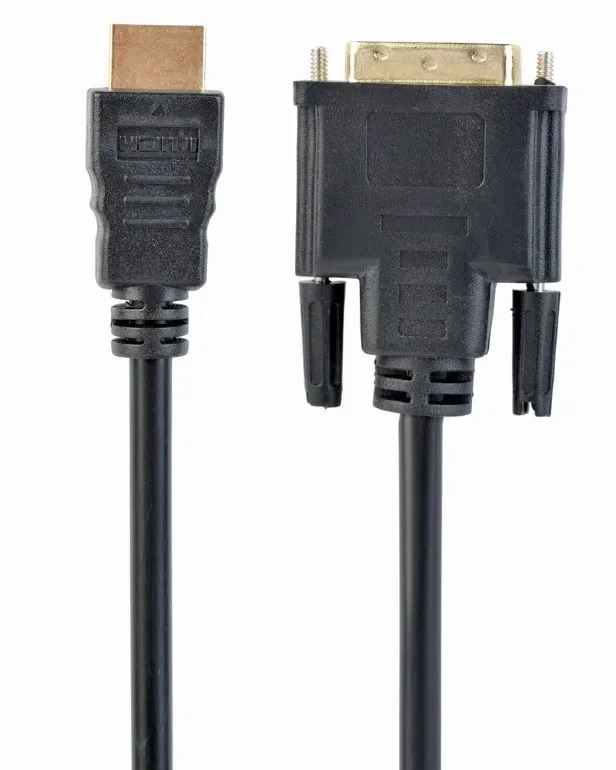 GEMBIRD HDMI to DVI male-male cable with gold-plated connectors, 1.8m, bulk package | CC-HDMI-DVI-6