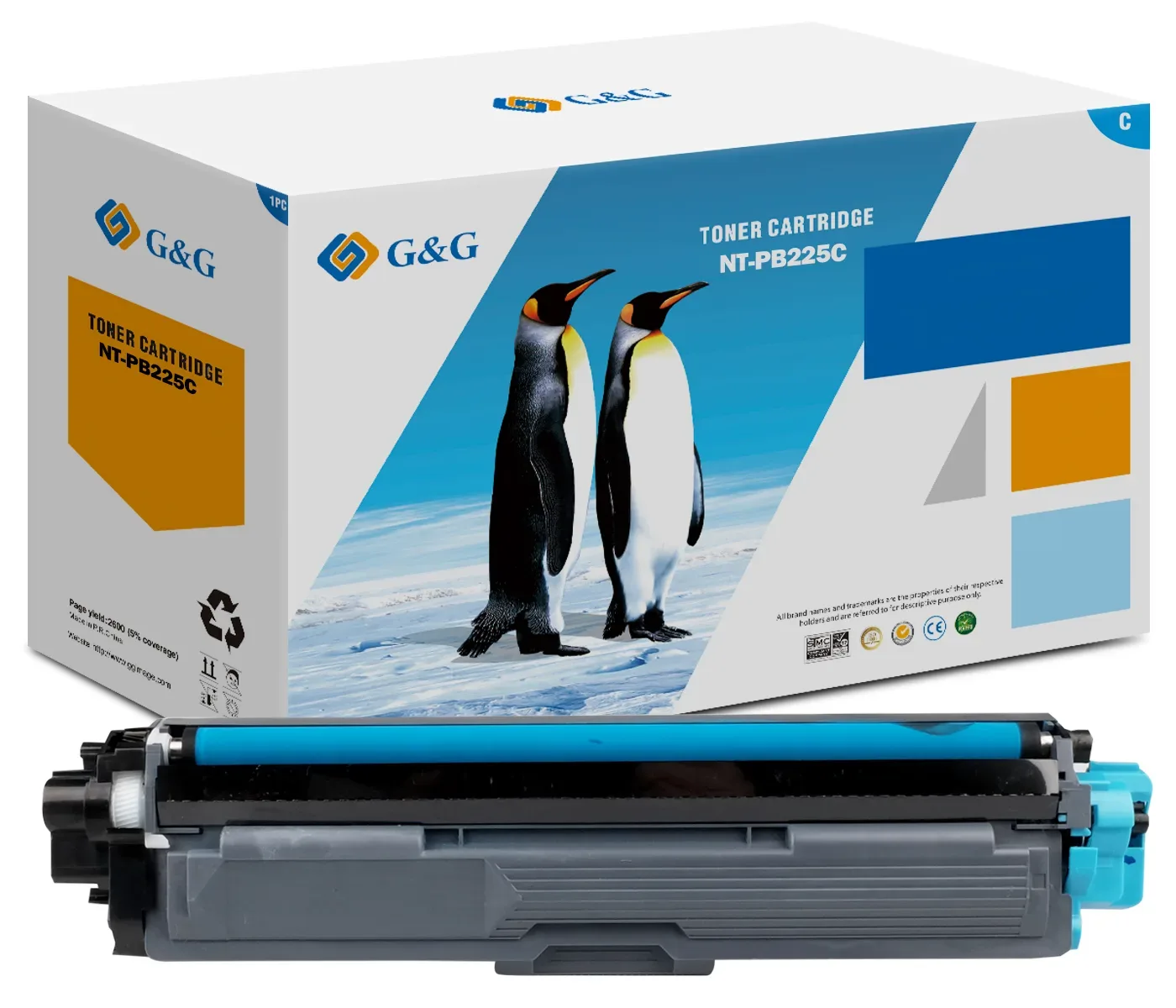 Toner Brother  TN245C 2200 C G&G [NT-PB225C(TN245C)]