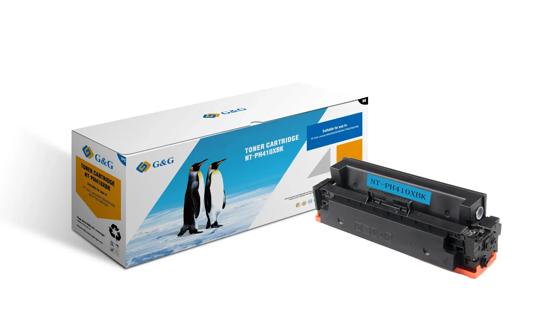 Toner HP CF410X 6500 BK G&G [NT-PH410XBK]