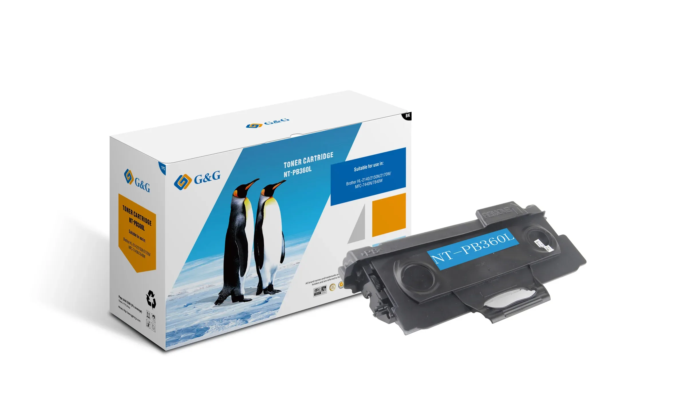 Toner Brother  TN2120 4500 BK G&G [NT-PB360X(TN2120)(XXL version)]
