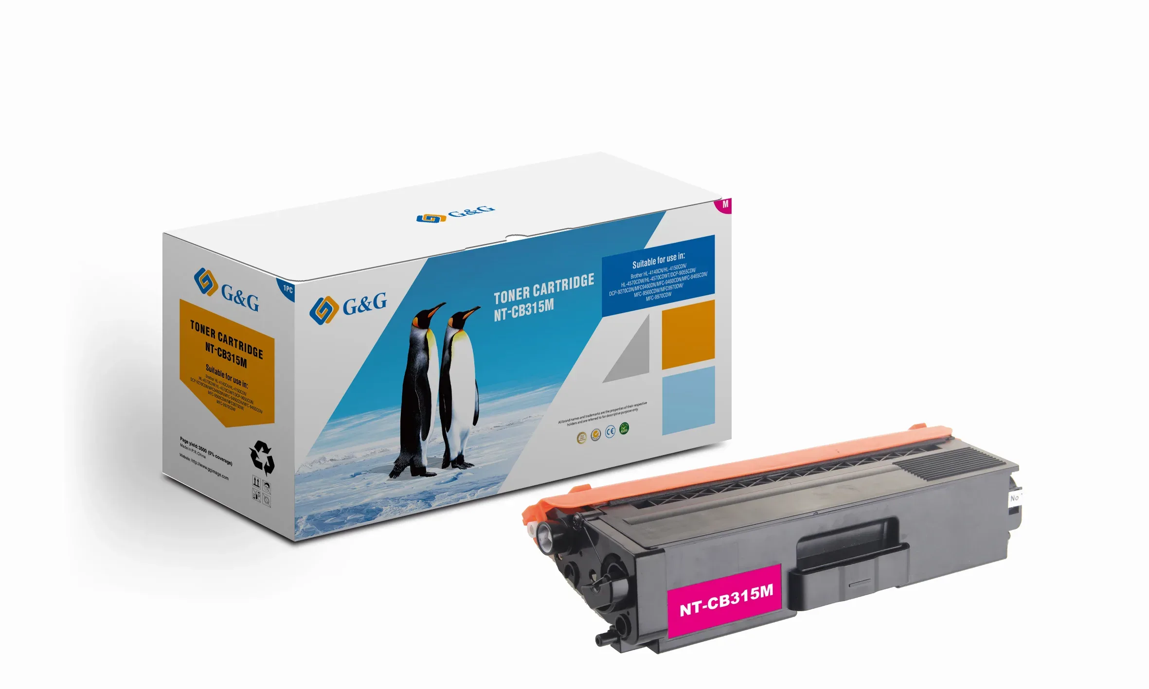 Toner Brother  TN325M 3500 M G&G [NT-CB315M(TN325M)]