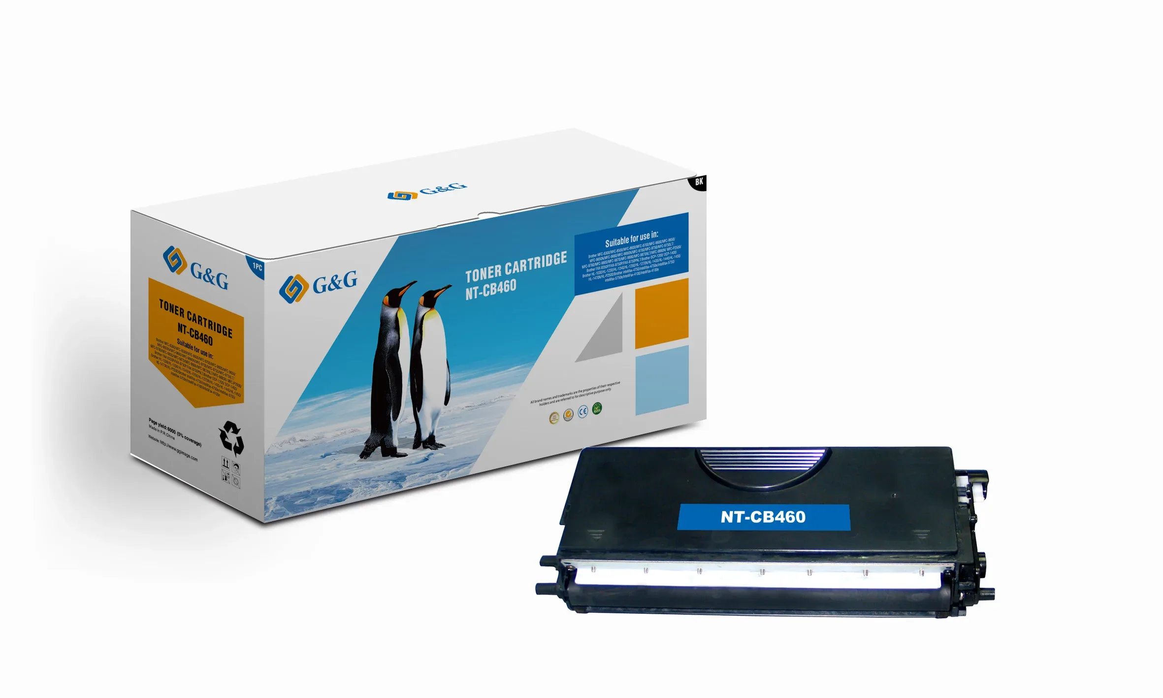 Toner Brother  TN6600/TN460 6000 BK G&G [NT-CB460(TN6600)]