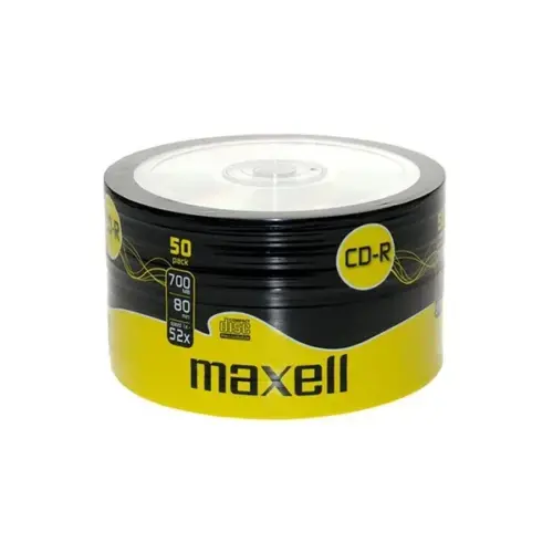 CD-R 700 mb 52x maxell shrink (50 copë)