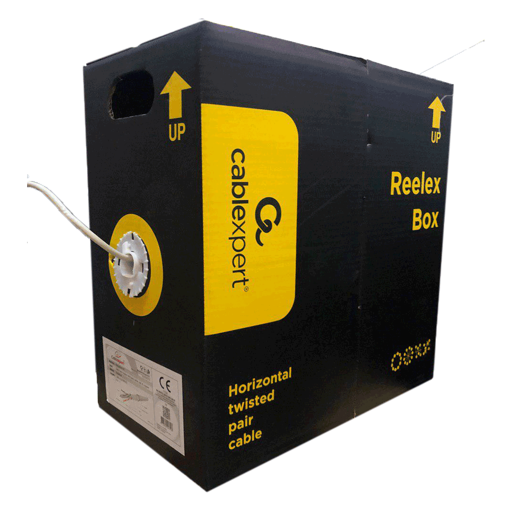 GEMBIRD CAT5e UTP LAN cable, solid, 1000 ft | UPC-5004E-SO