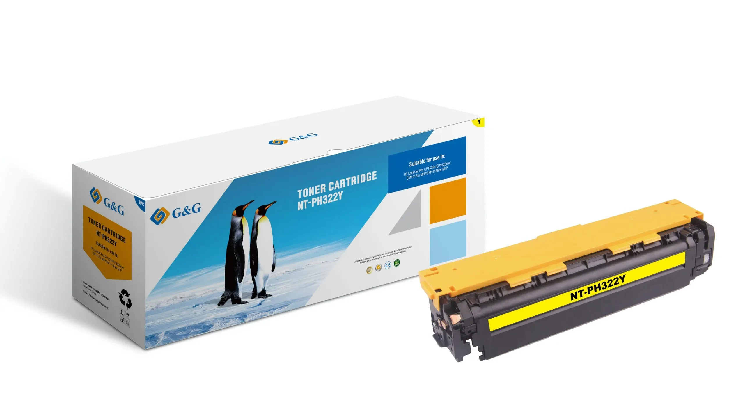 Toner HP CE322 1300 Y G&G [NT-PH322Y]