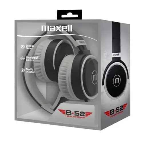 Kufje  Maxell Overhead B52 (Bardh & Zi)
