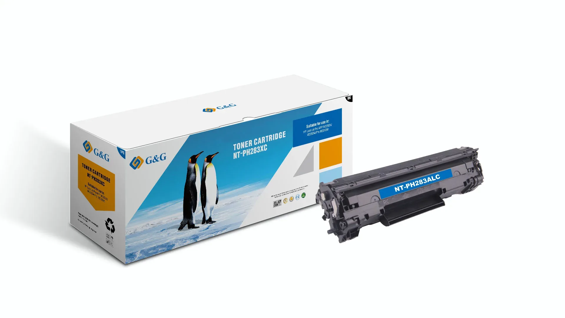Toner HP CF283X/CRG137/HP283A/CRG737 2200 BK G&G [NT-PH283XCU ]