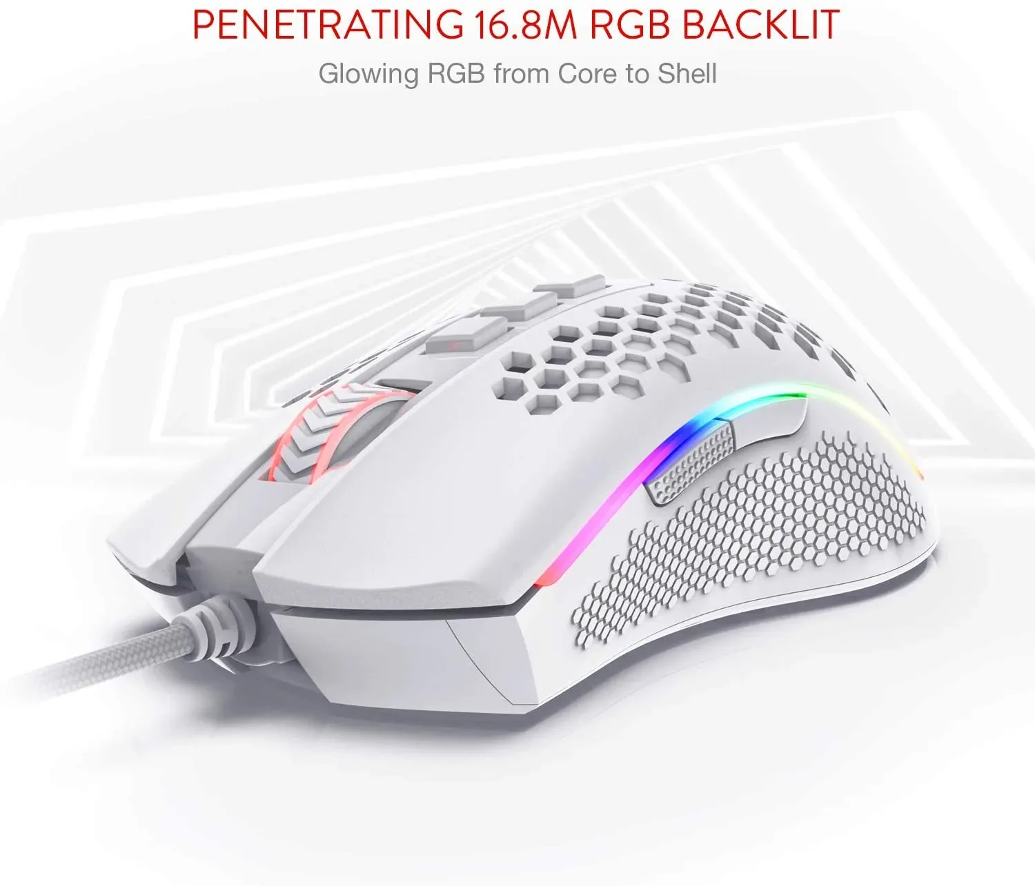 Mouse Redragon Storm M808 White - Image 2