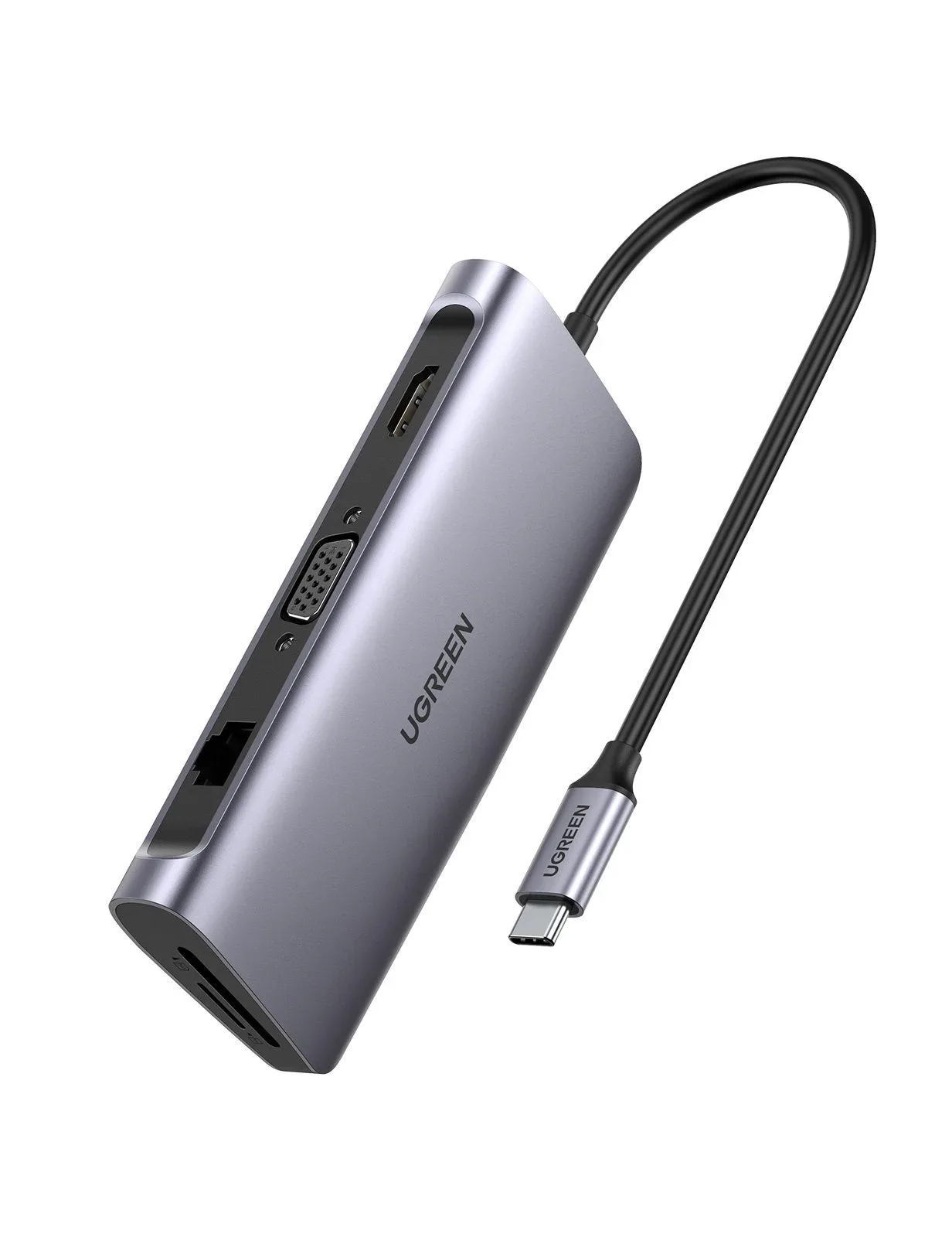 UGREEN USB TYPE C MULTIFUNCTIONAL ADAPTER (GRAY)