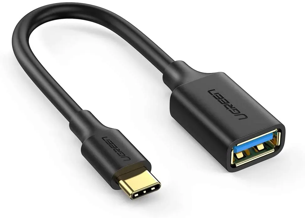 UGREEN USB-C MALE TO USB 3.0 A FEMALE CABLE (BLACK)