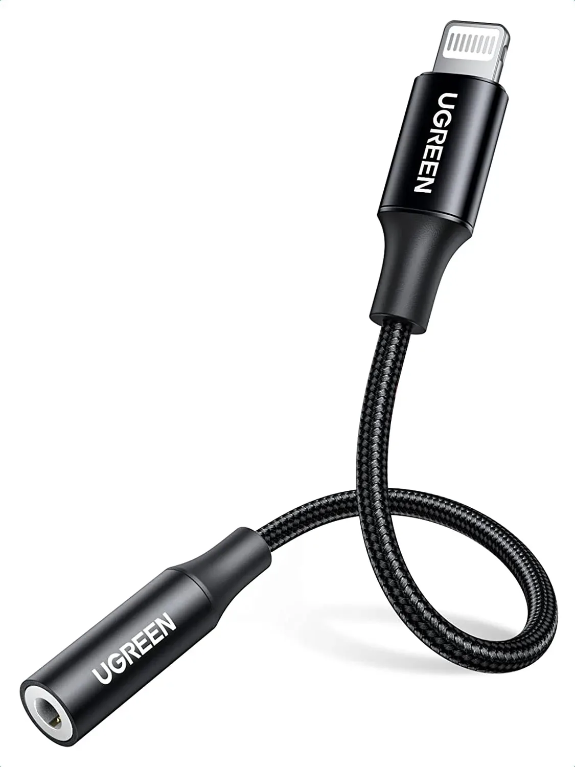 Adaptopr Ugreen nga Lightning në 3.5 mm