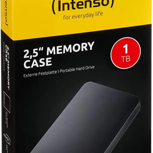 HDD i jashtëm INTENSO 2,5 1TB, i zi ext, USB 3.0