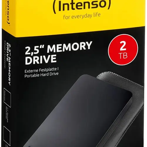 HDD i jashtëm Intenso 2TB, i zi, USB 3.0