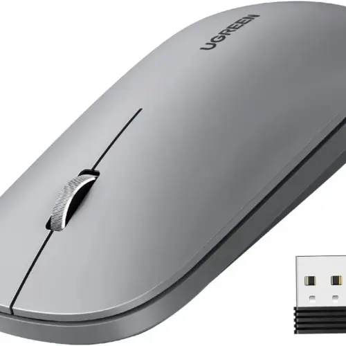 Mouse Ugreen 2.4Ghz Wireless USB-A , Black , MU001