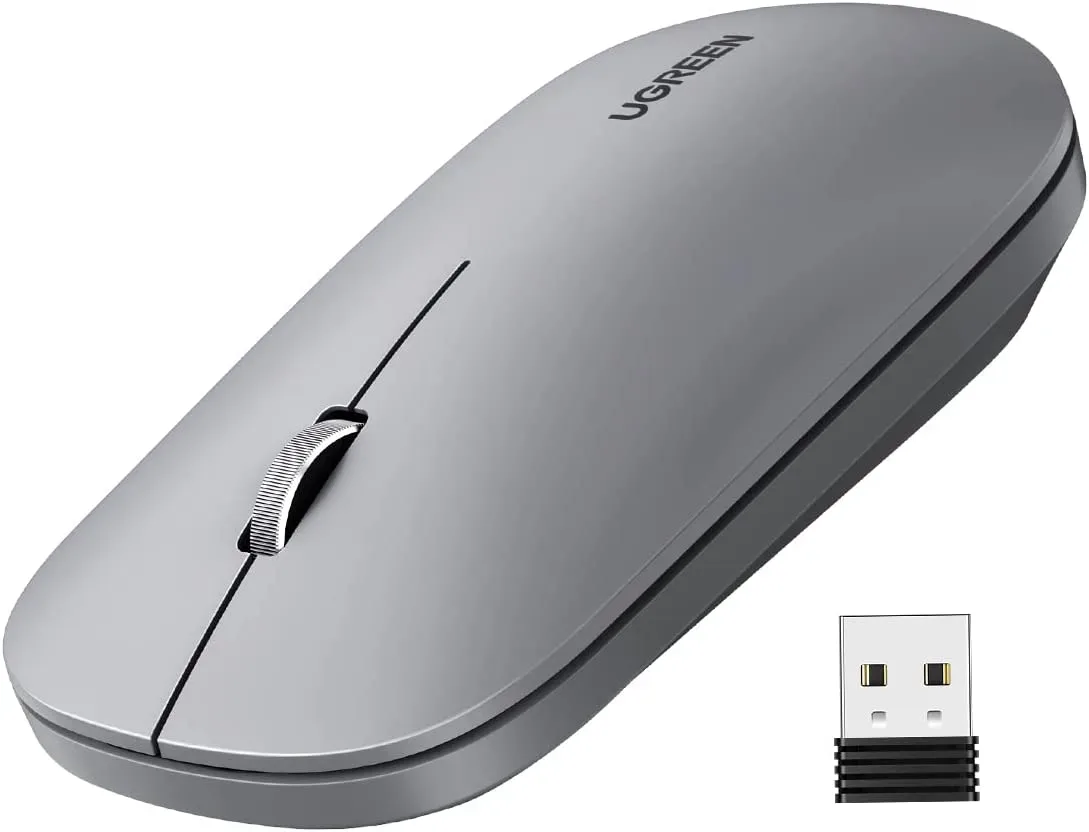 Mouse Ugreen 2.4Ghz Wireless USB-A , Black , MU001
