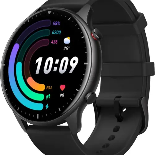 Smart Watch Amazfit GTR 2 black Classic | Android & iPhone | 24 Diitë bateri | GPS | 90 sporte