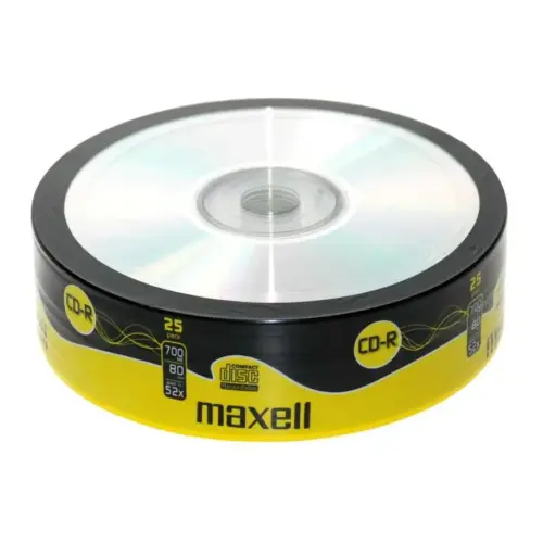DISC-CD Maxell CD-R 80 52X 25 SHRINK