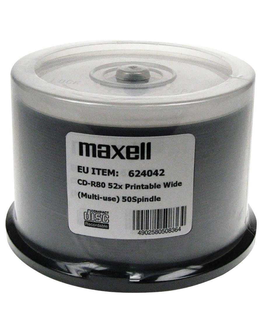 DISC-CD Maxell CD-R 80 52X 50S PR(M/USE W) NB