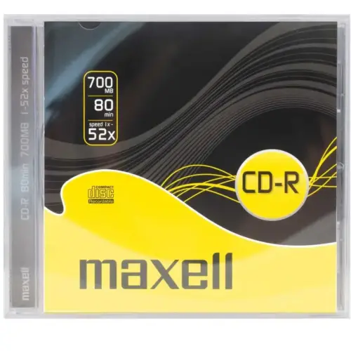 DISC-CD Maxell CD-R 80 XLS 1PK 52X 10MM