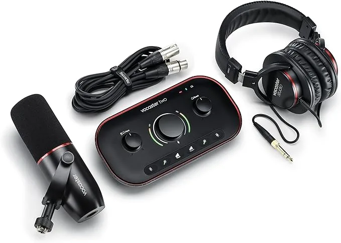 Studio Focusrite Vocaster Two , Podcasting Kit