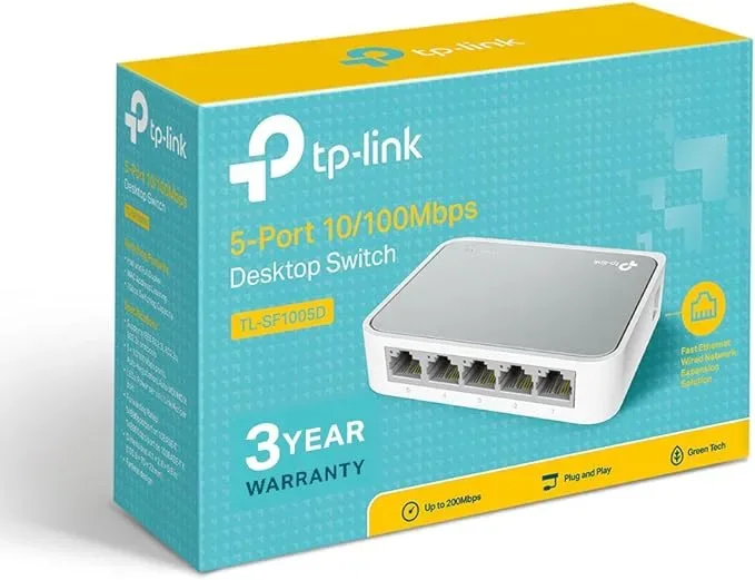 SWITCH TP-LINK TL-SF1005D 5-porta FAST