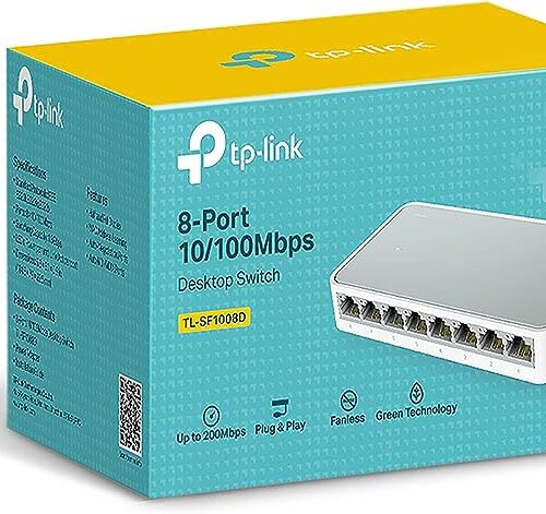 SWITCH TP-LINK TL-SF1008D 8-porta FAST