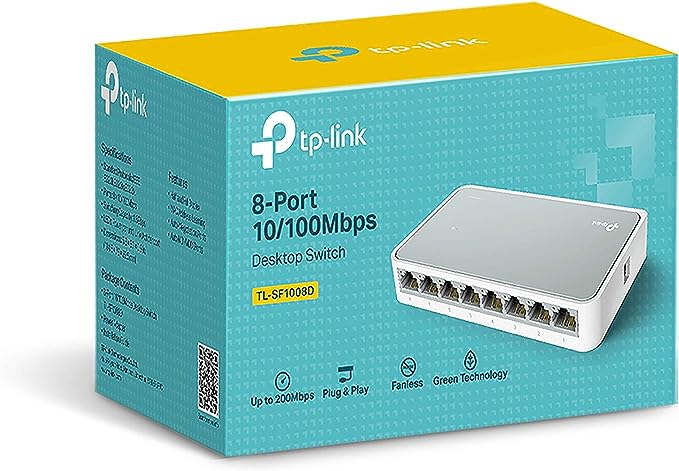 SWITCH TP-LINK TL-SF1008D 8-porta FAST