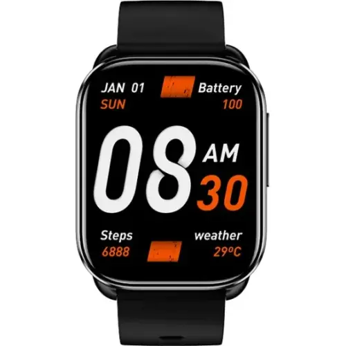 Smartwatch QCY GS S6 2.02'' Black