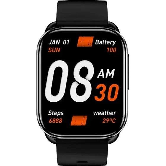 Smartwatch QCY GS S6 2.02'' Black