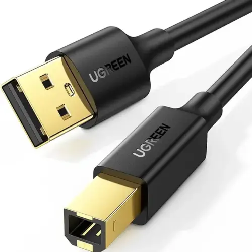 UGREEN USB 2.0 AM TO BM PRINT CABLE 1.5M (BLACK) | US135