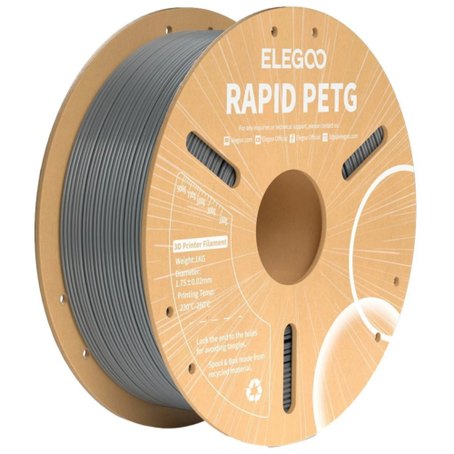 Filament Elegoo Rapid PETG Grey 1.75mm 1kg