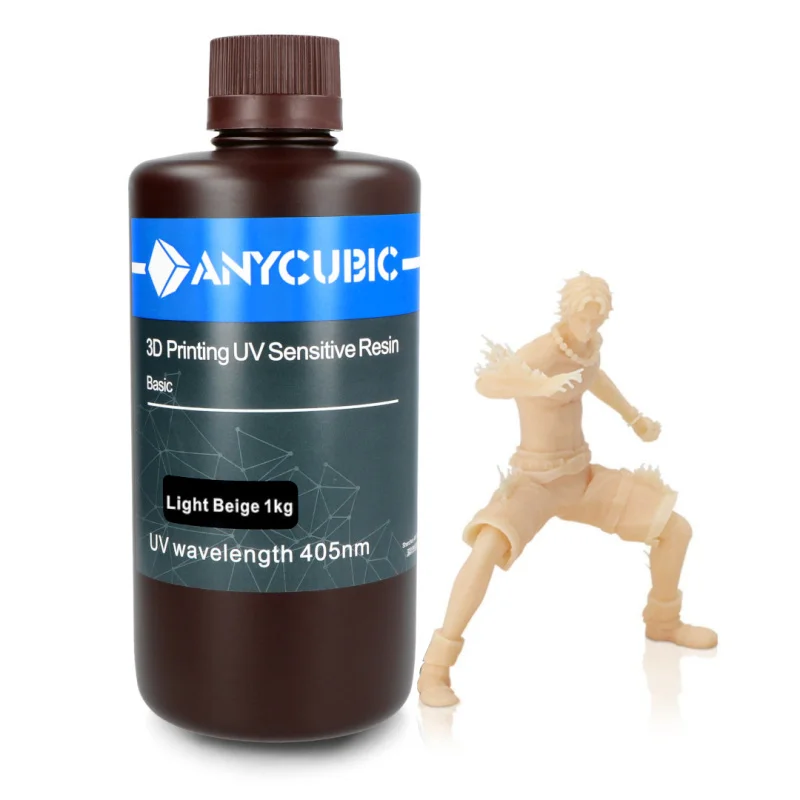 Resin Anycubic Basic Rigid 1kg Light Beige