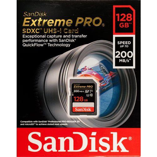 Kartë SanDisk Extreme PRO SDXC 128GB – 200MB/s