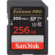 Kartë SanDisk Extreme PRO SDXC 256GB – 200MB/s